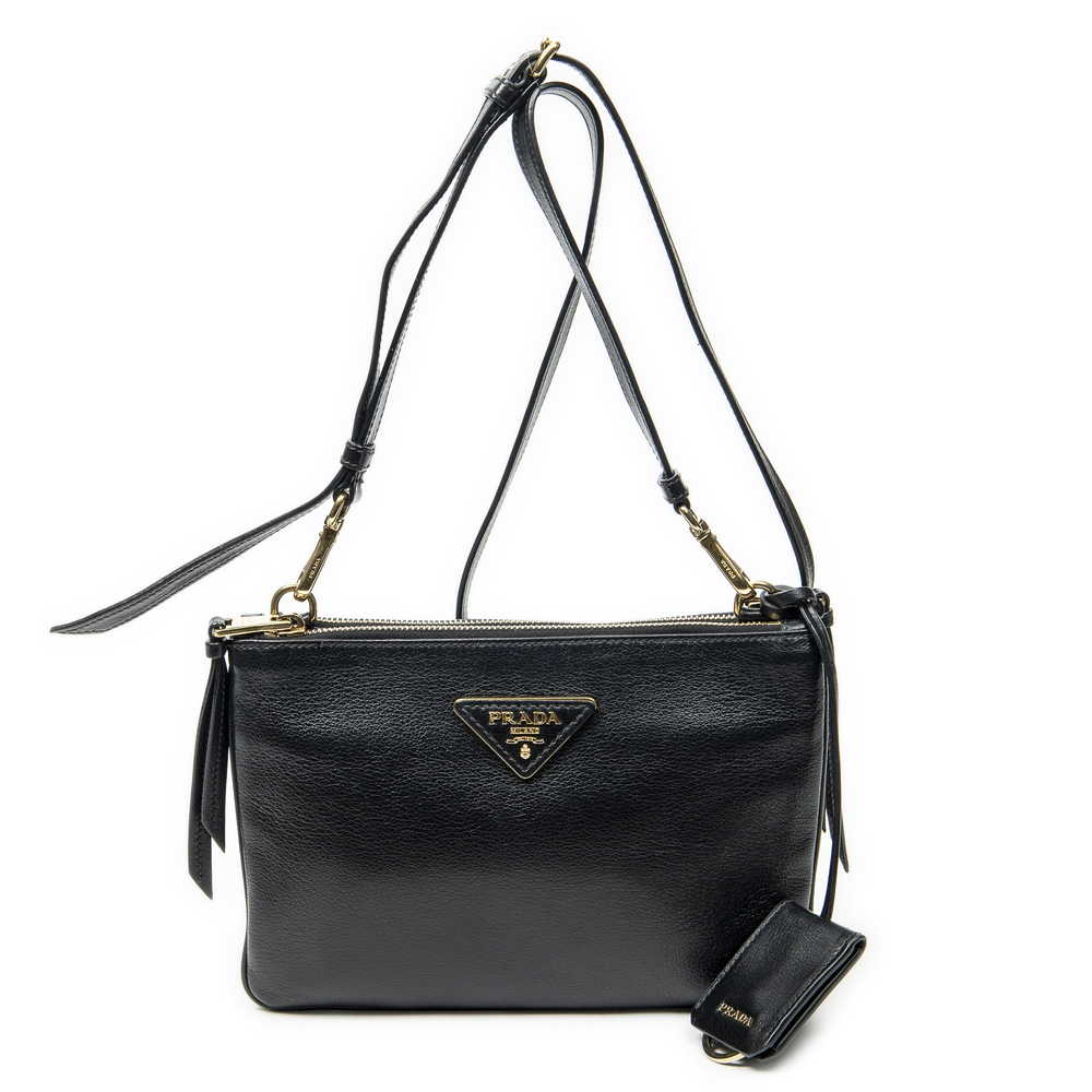 Prada Double Zip Crossbody